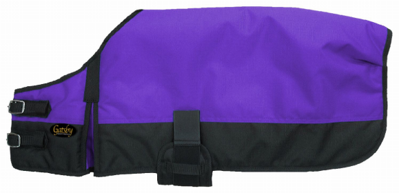 Gatsby 600D Ripstop Waterproof Dog Blanket (Color: Purple / Black, size: small)