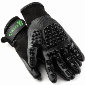 HandsOn Gloves (Color: Black, size: medium)