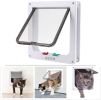 Cat Door Flap pet hole dog door two-way free access doorway installation glass wooden door