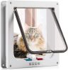 Cat Door Flap pet hole dog door two-way free access doorway installation glass wooden door